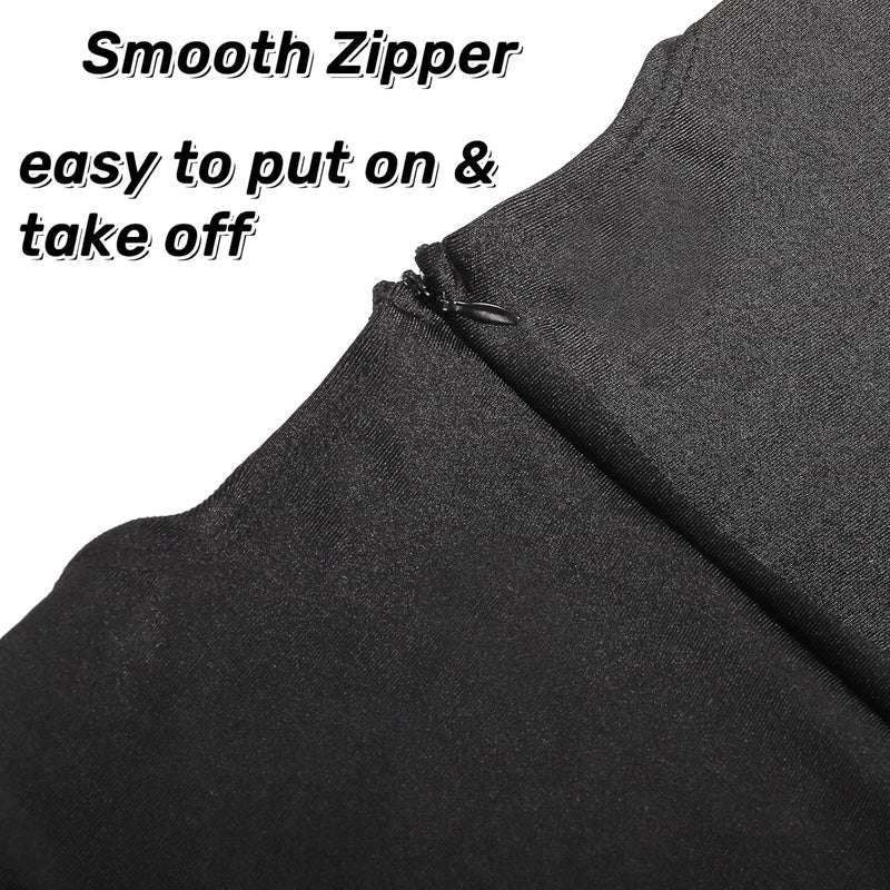 Goaste Girls Full Body Long Sleeve Unitard, One Piece Girls Black Catsuit, Scoop Neck Gymnastics Ballet Dance Bodysuits - Image 3